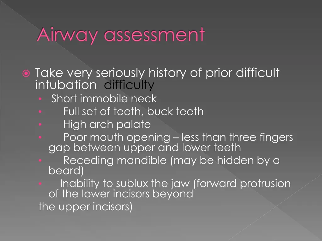airway assessment