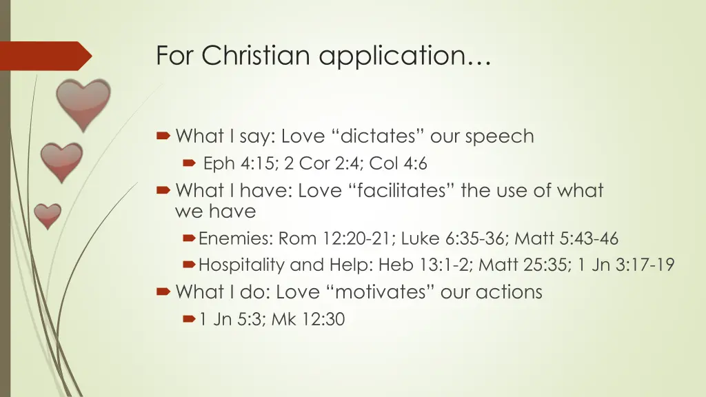 for christian application