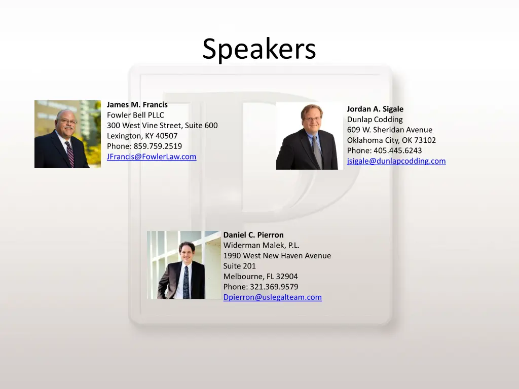 speakers