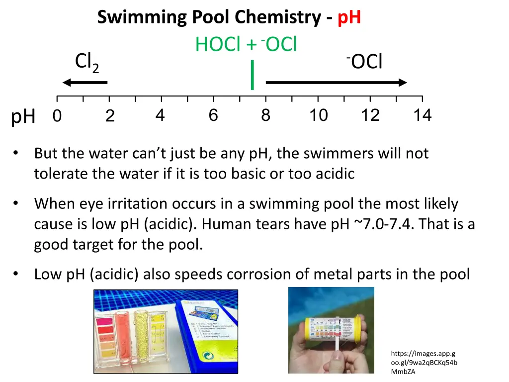 swimming pool chemistry ph hocl ocl 1