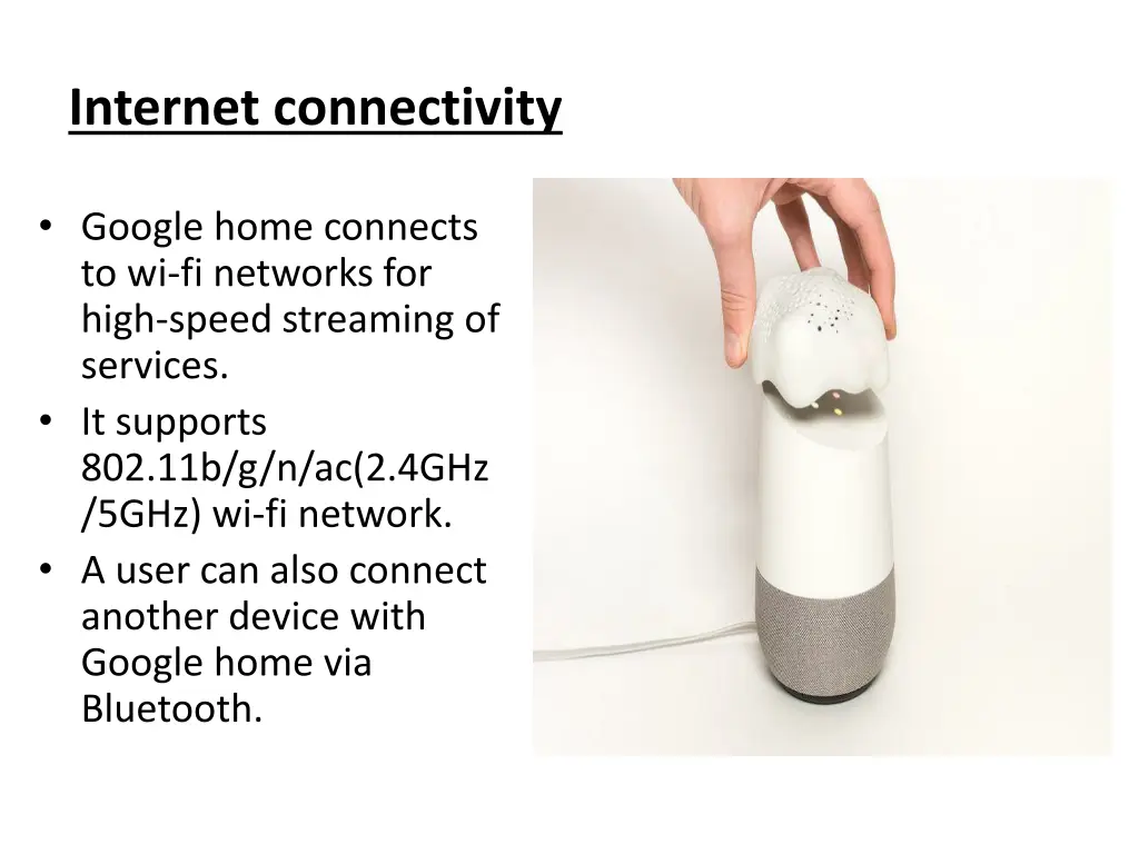 internet connectivity