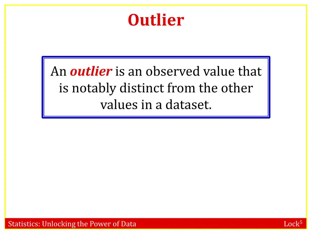 outlier
