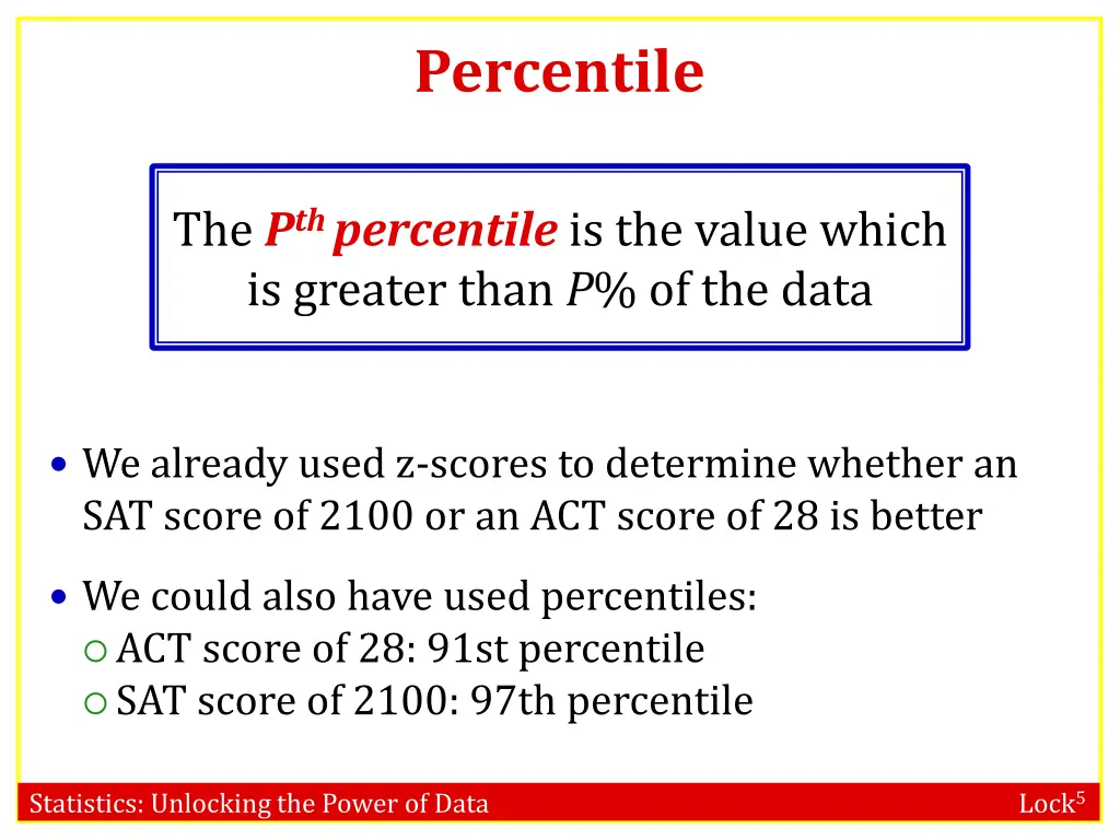 percentile
