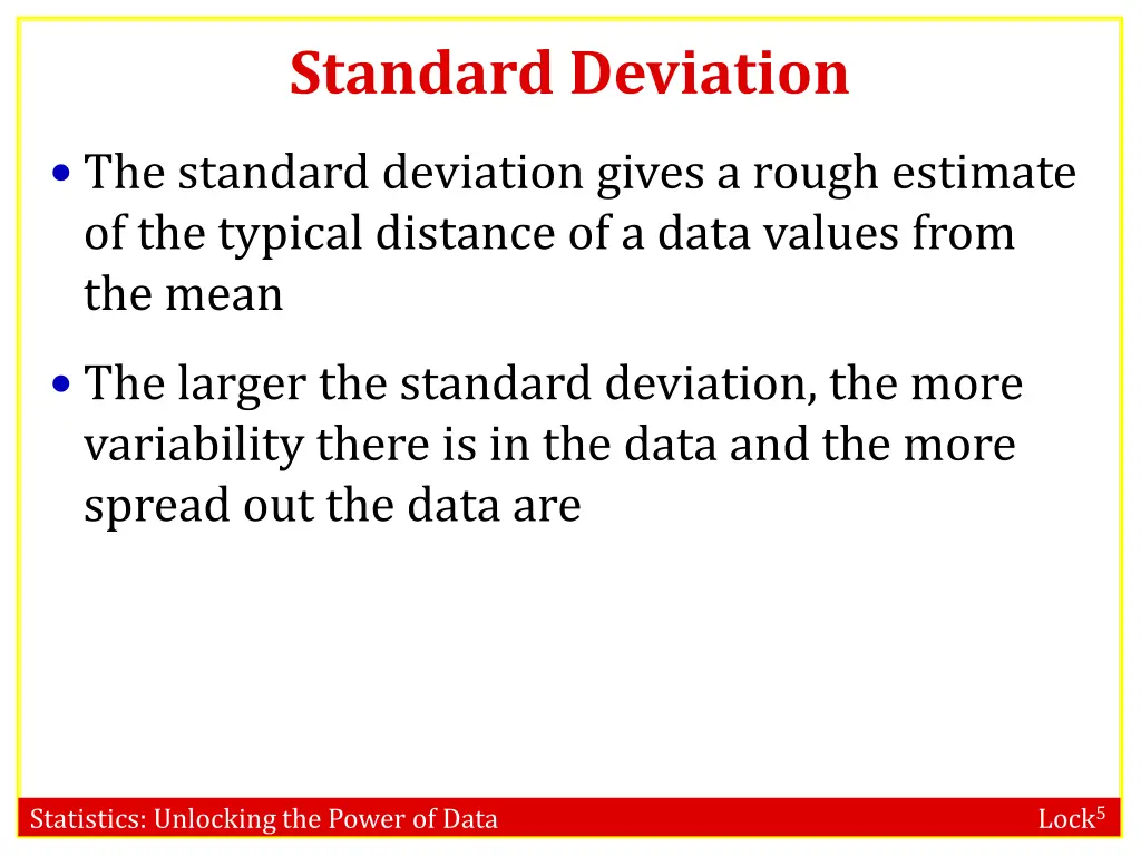 standard deviation 1
