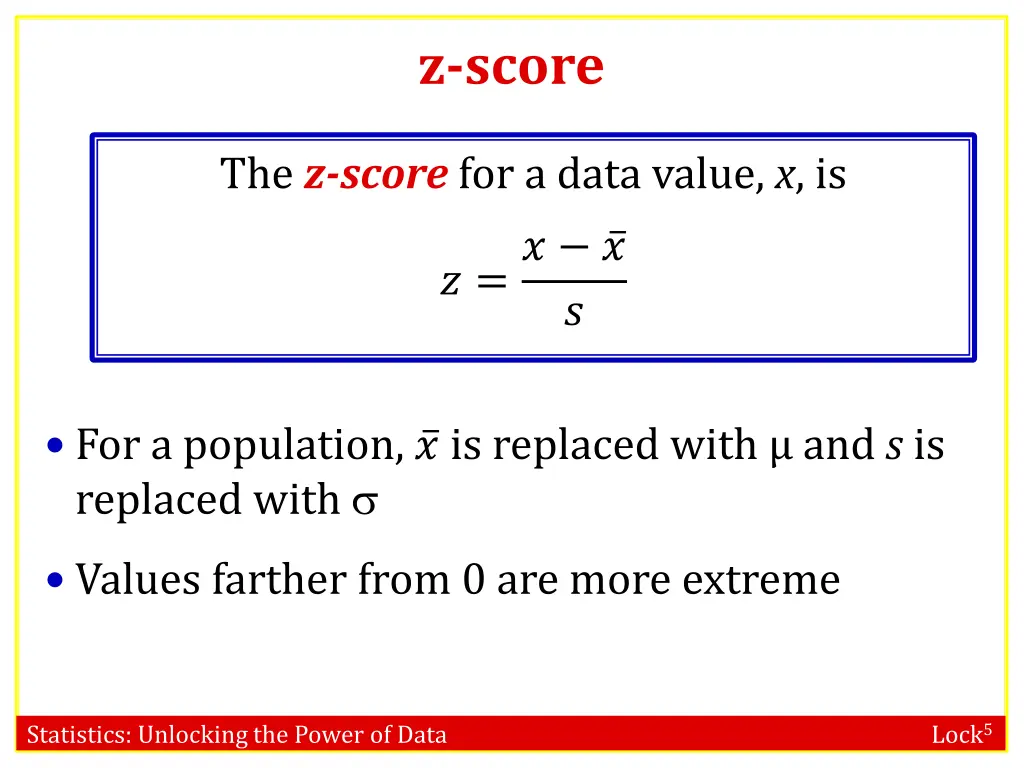 z score
