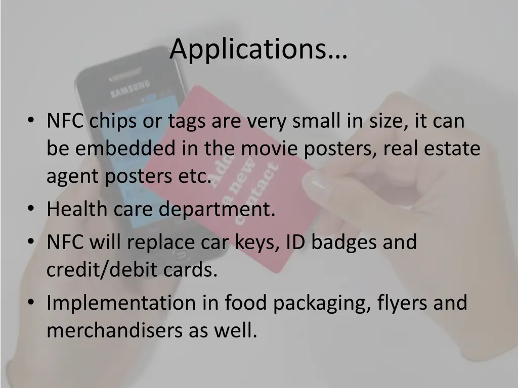 applications