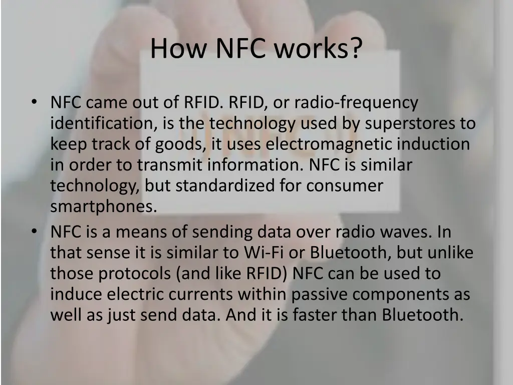 how nfc works