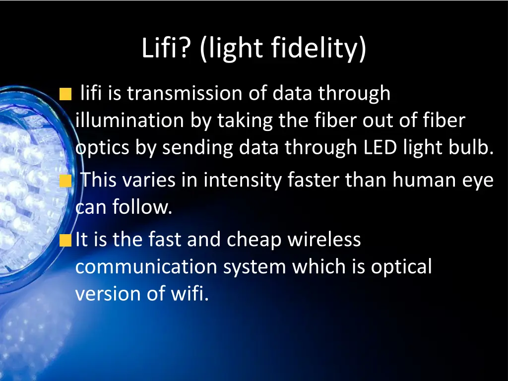 lifi light fidelity