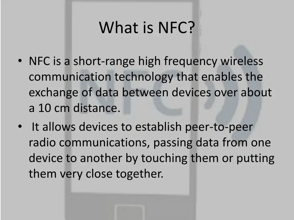 what is nfc