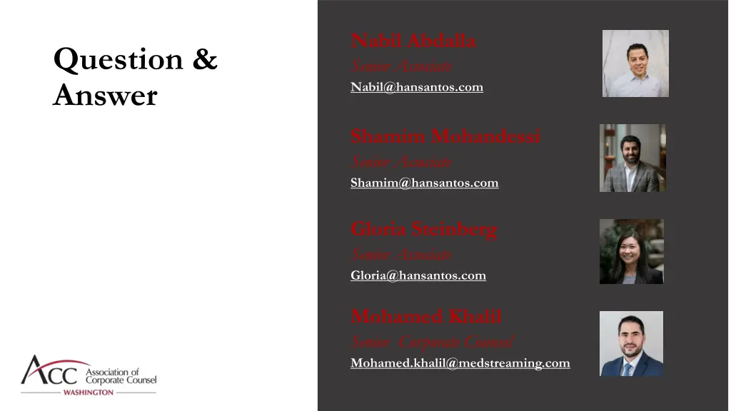 nabil abdalla senior associate nabil@hansantos com