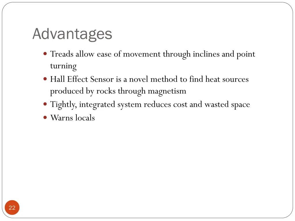 advantages