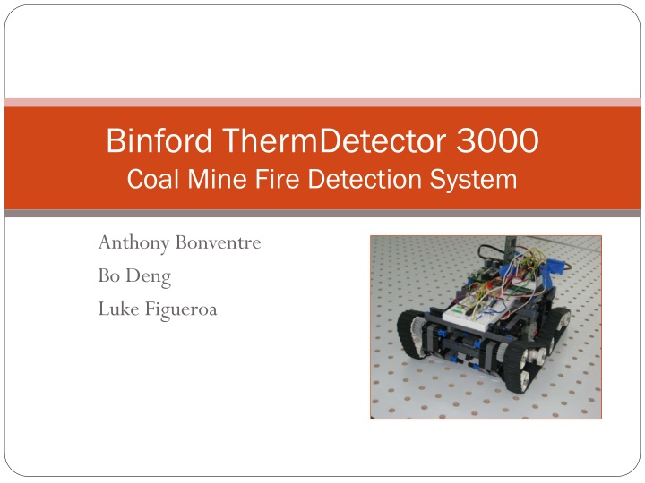 binford thermdetector 3000 coal mine fire