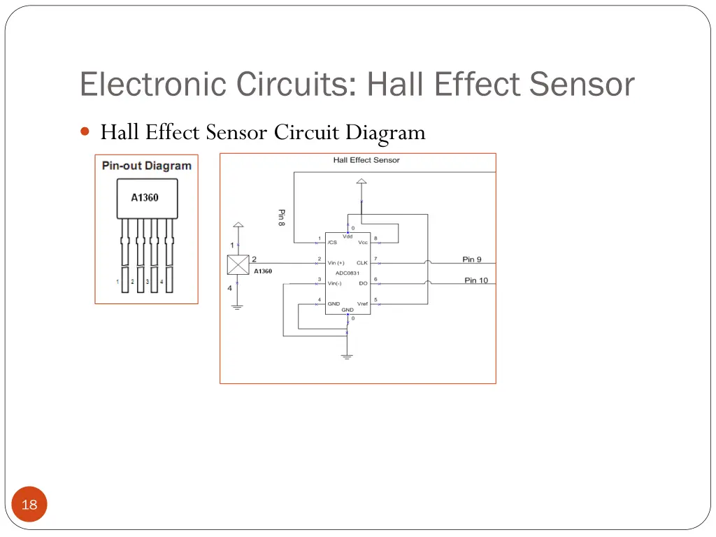electronic circuits hall effect sensor 1
