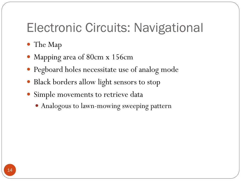 electronic circuits navigational 1