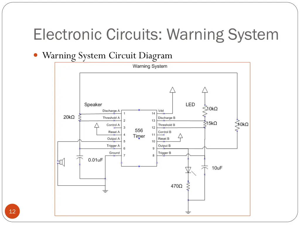 electronic circuits warning system 3