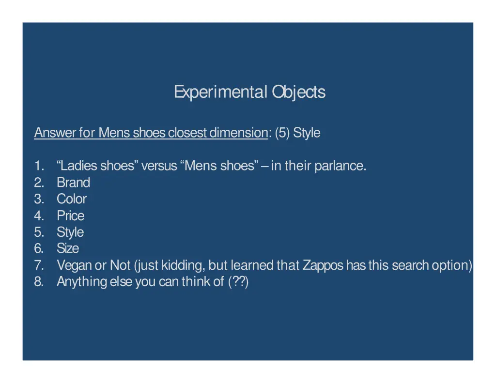 experimental objects 6
