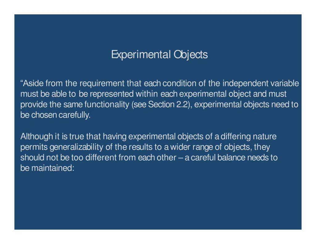 experimental objects 9