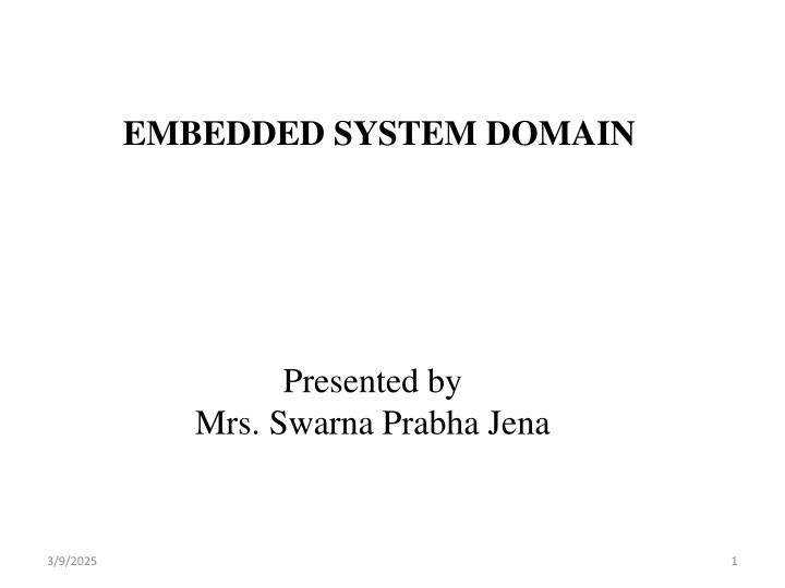embedded system domain