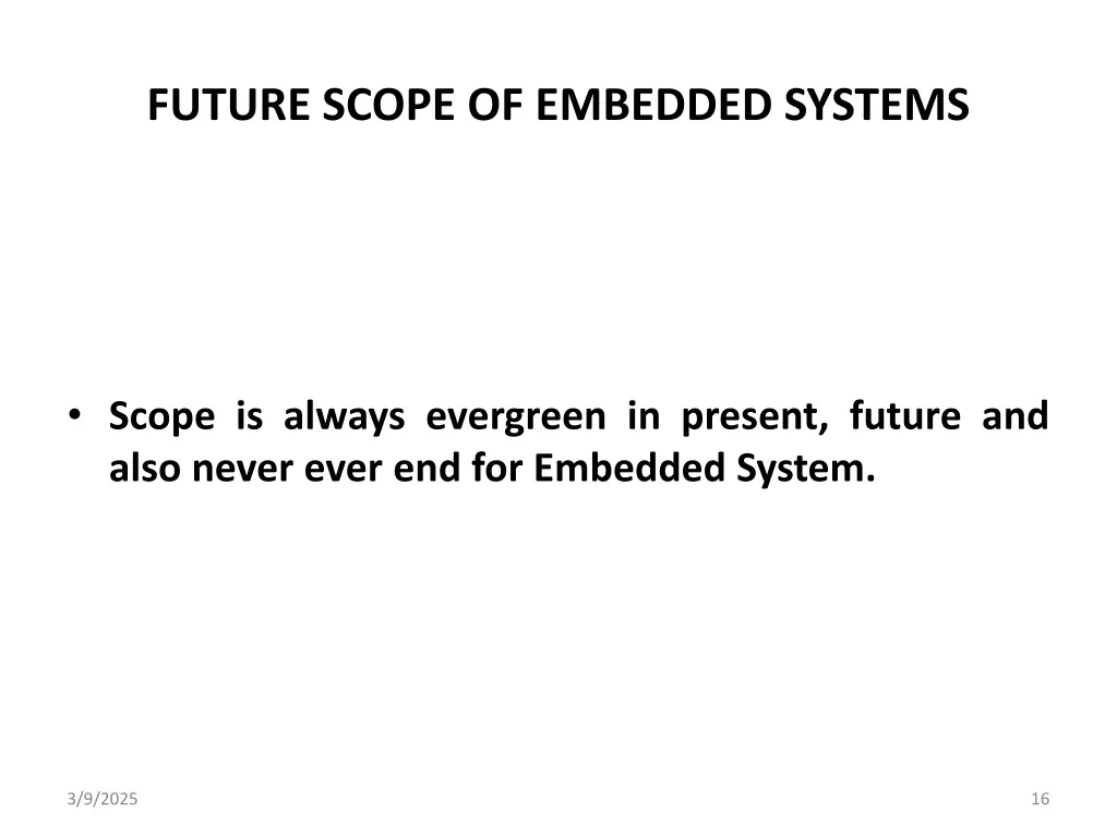 future scope of embedded systems