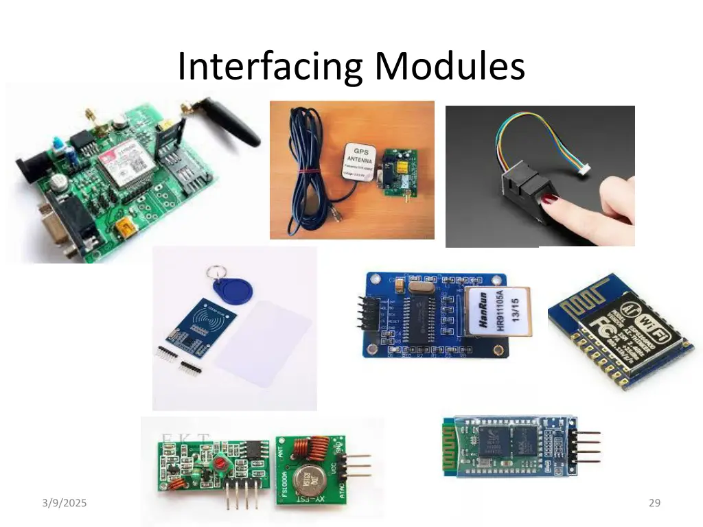 interfacing modules