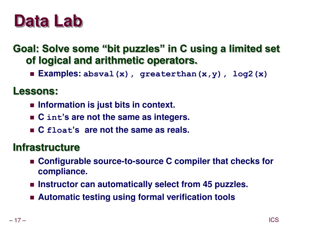 data lab