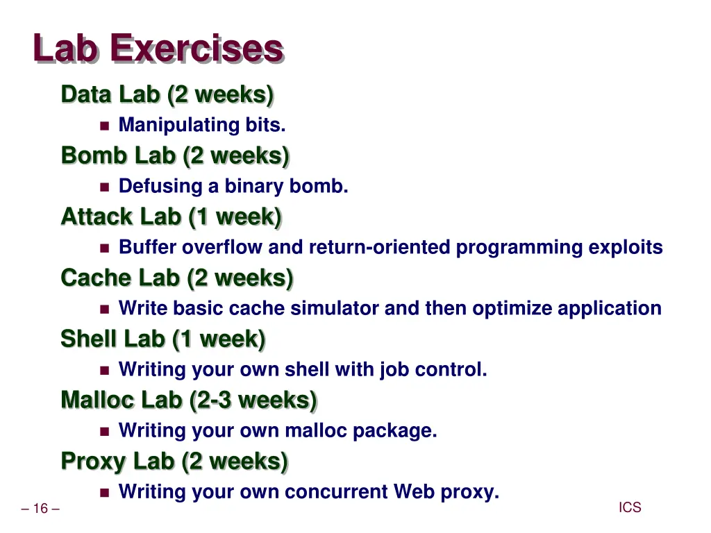 lab exercises data lab 2 weeks manipulating bits