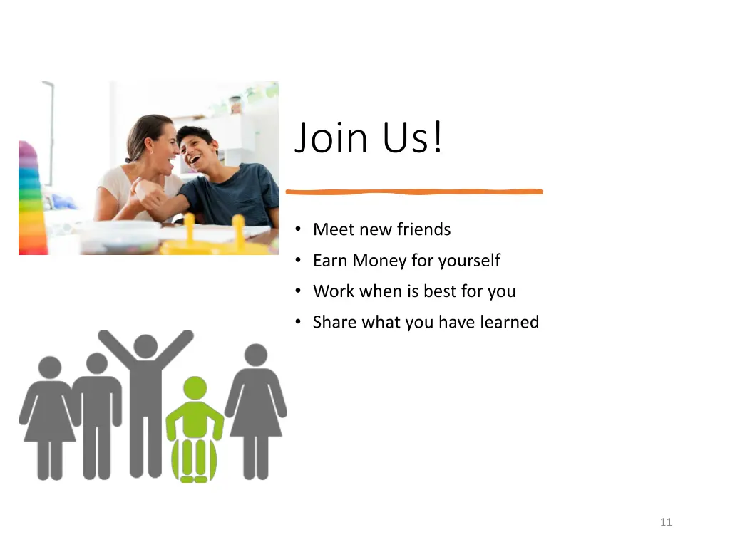 join us