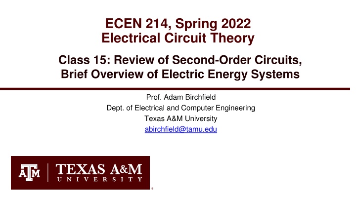 ecen 214 spring 2022 electrical circuit theory