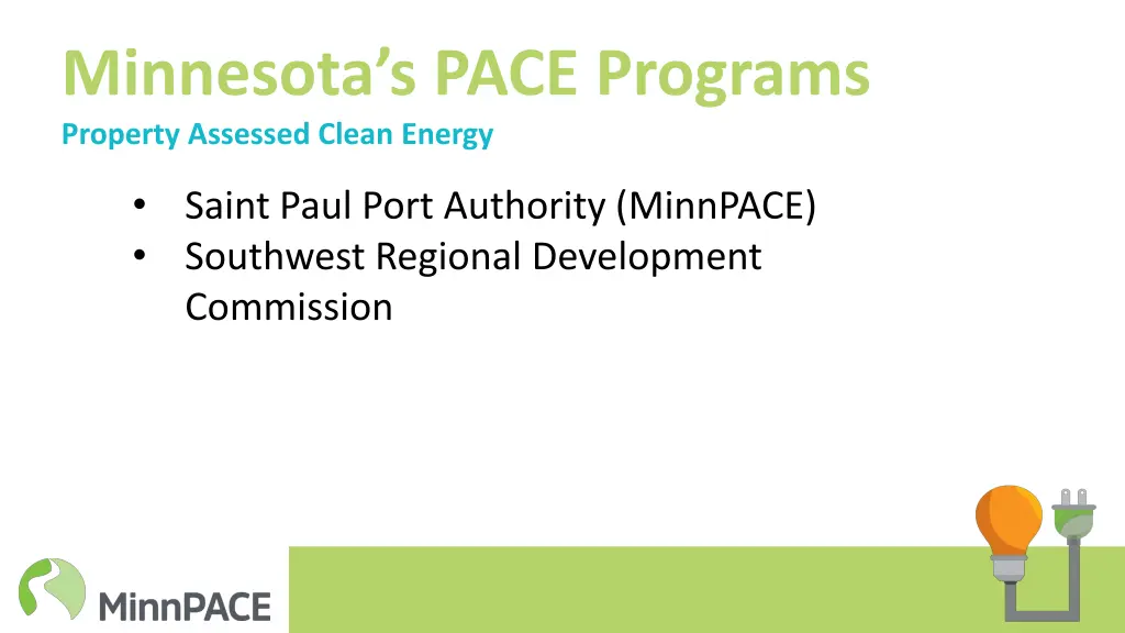 minnesota s pace programs property assessed clean