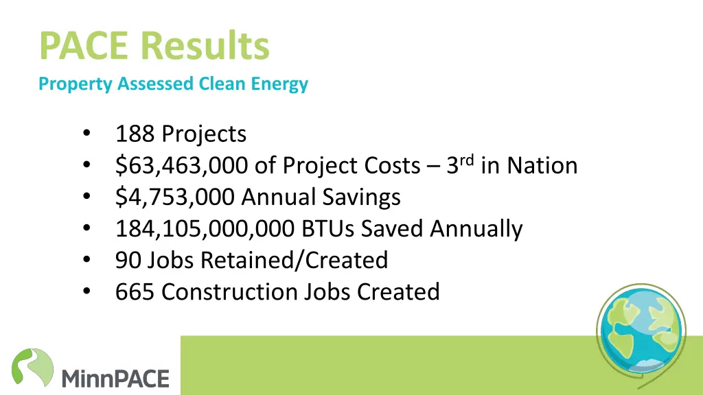 pace results property assessed clean energy