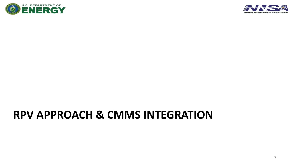 rpv approach cmms integration