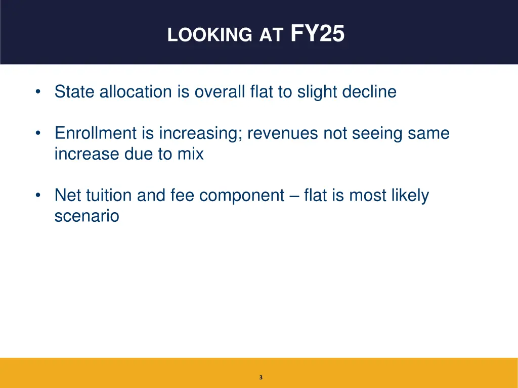 looking at fy25