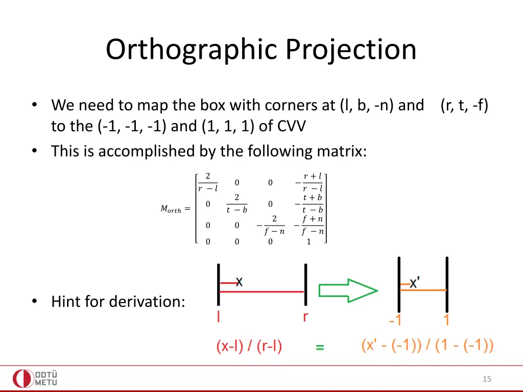 orthographic projection 1