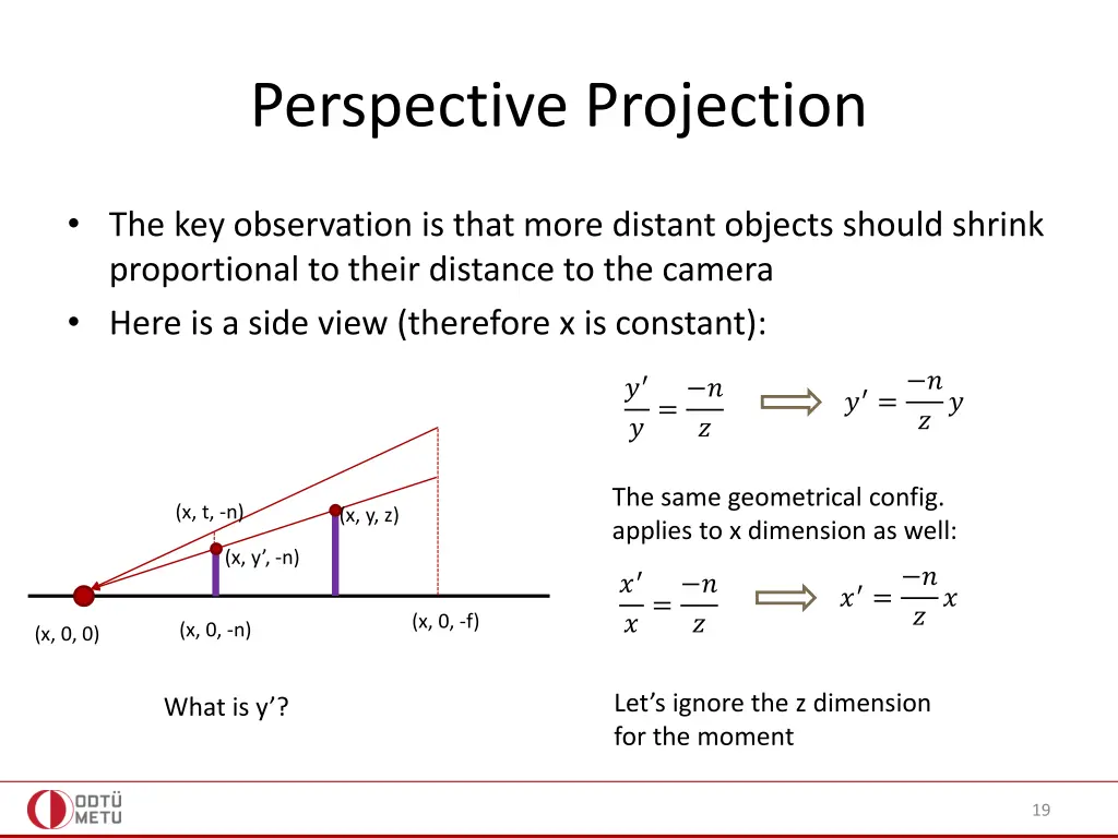 perspective projection 3