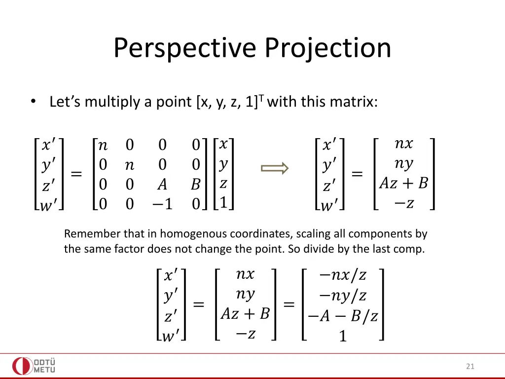 perspective projection 5