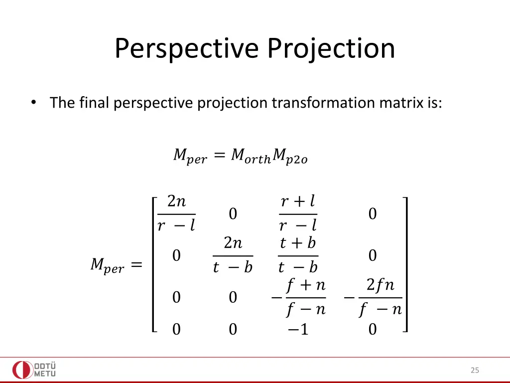 perspective projection 9