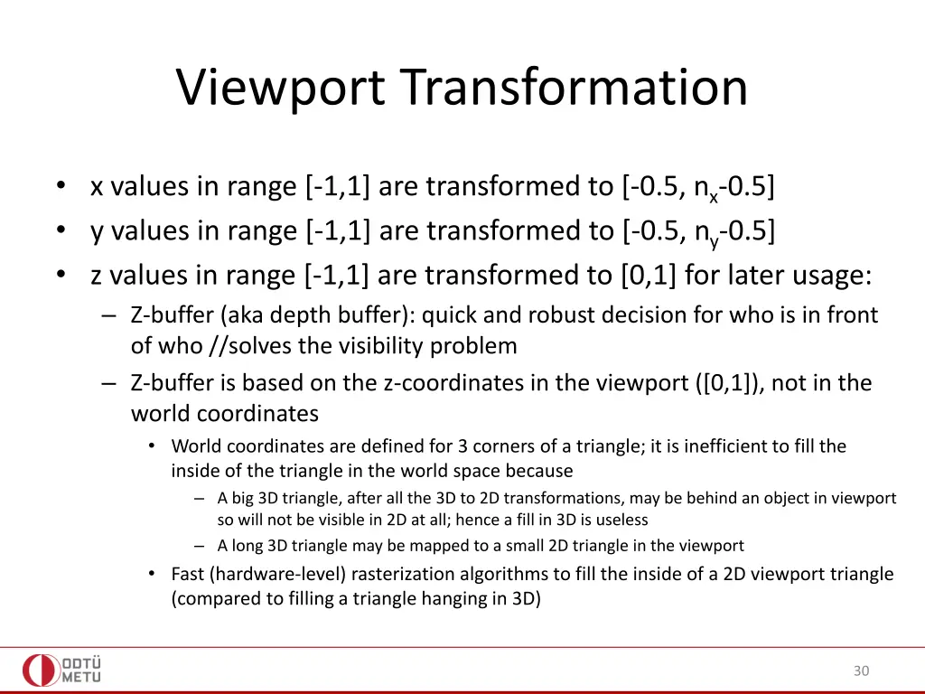 viewport transformation 3