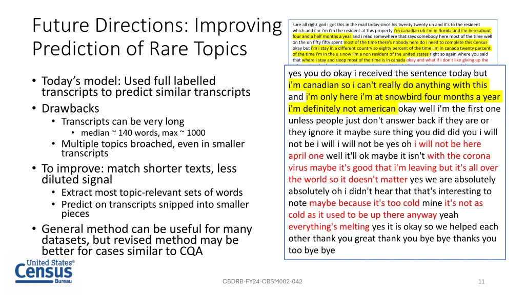 future directions improving prediction of rare