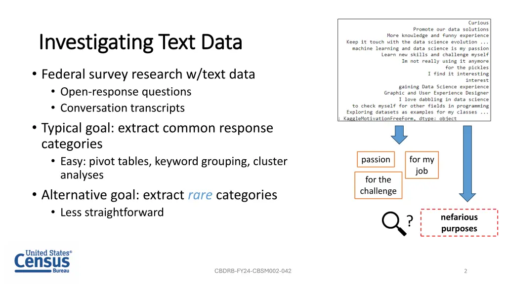 investigating text data investigating text data