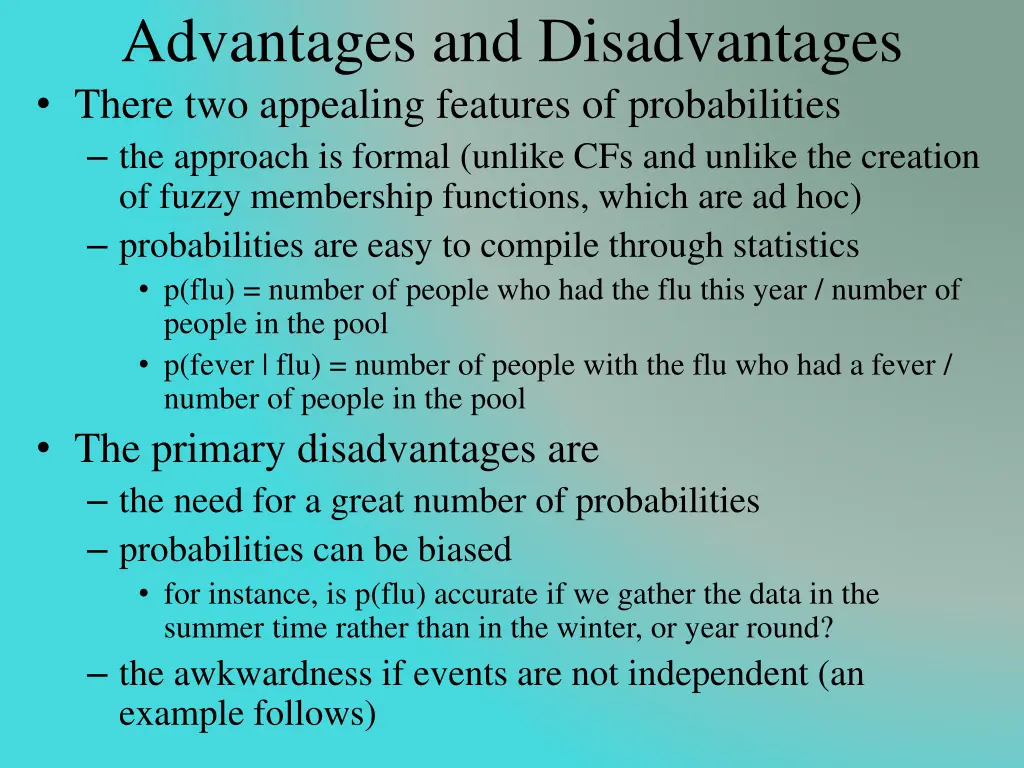 advantages and disadvantages there two appealing