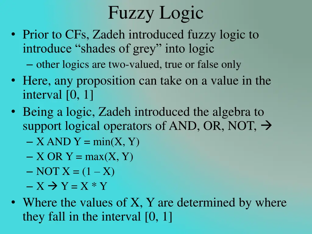 fuzzy logic