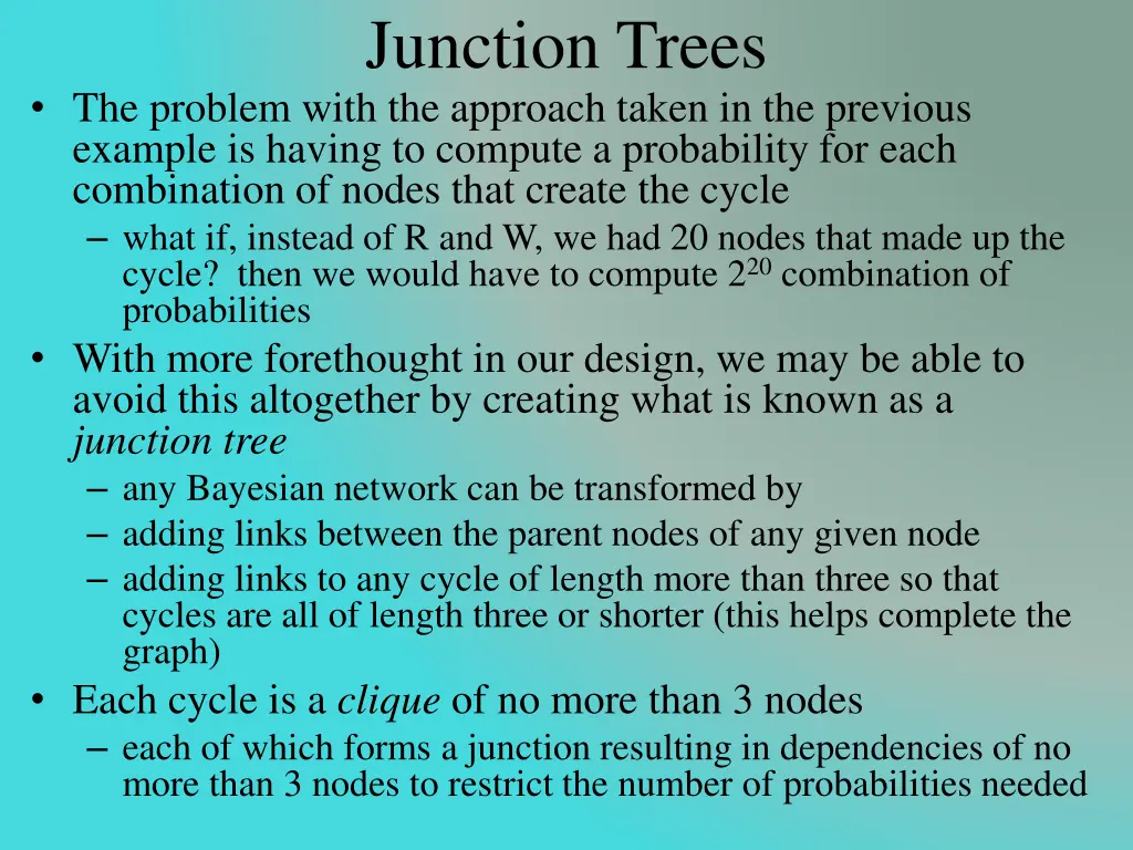junction trees
