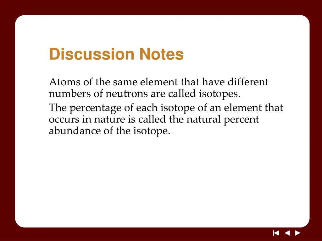 discussion notes