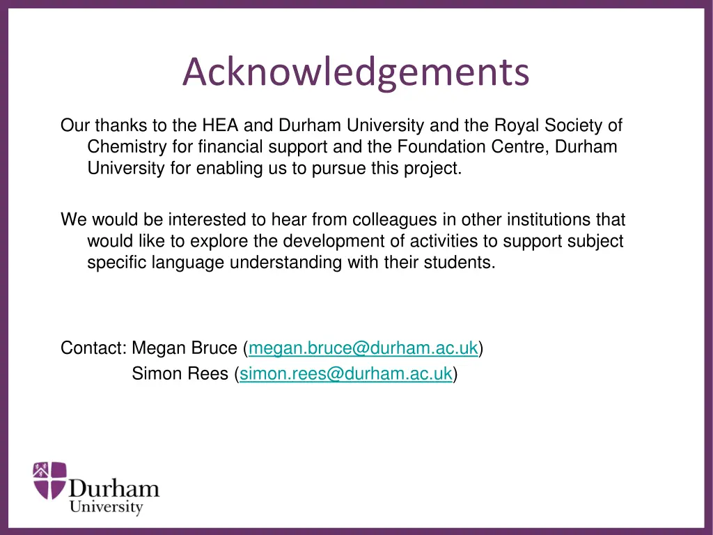 acknowledgements