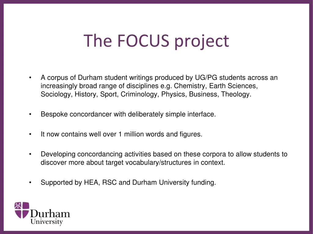 the focus project
