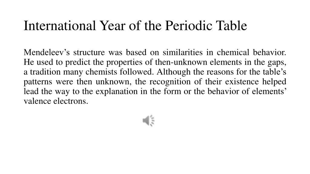 international year of the periodic table 2
