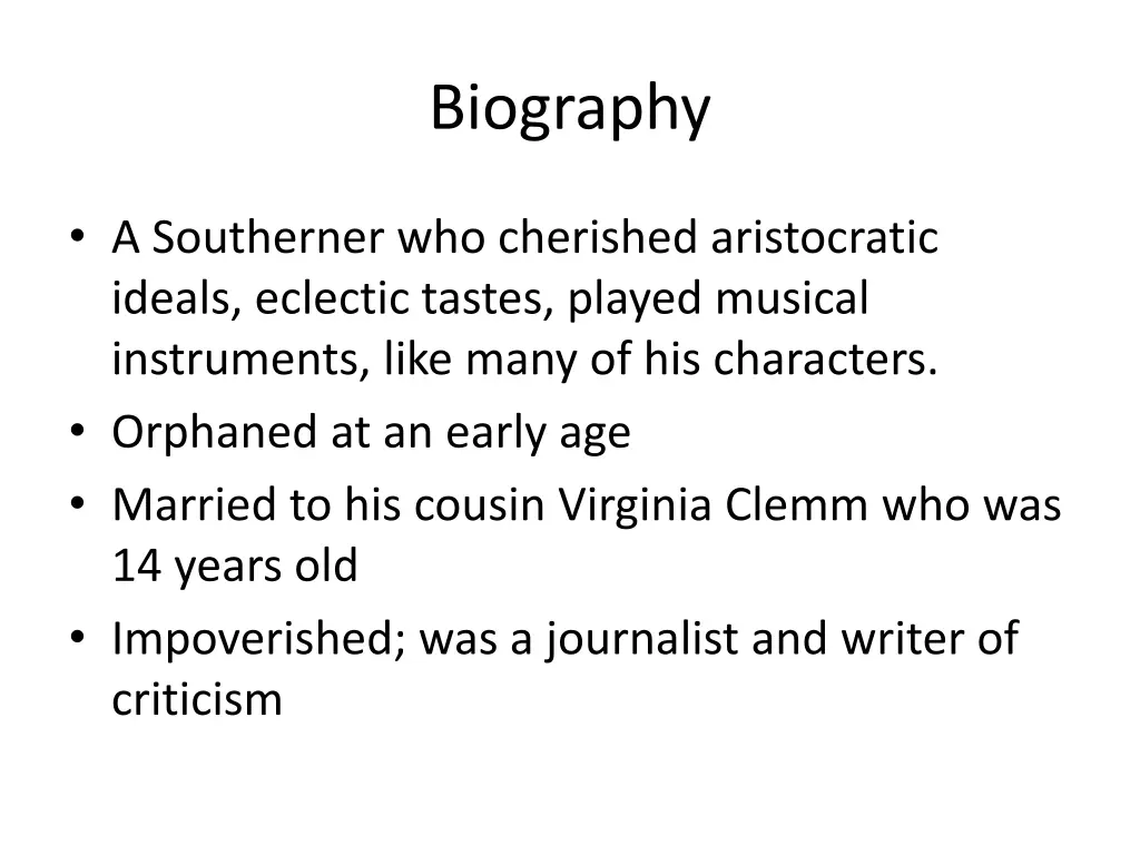 biography