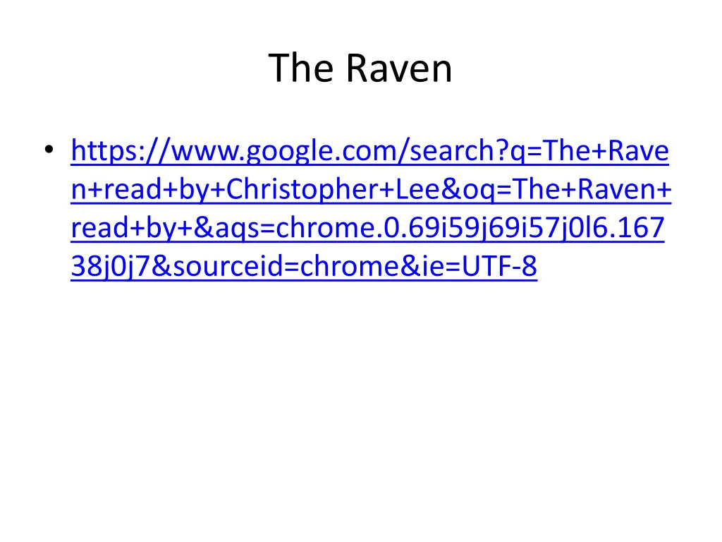 the raven