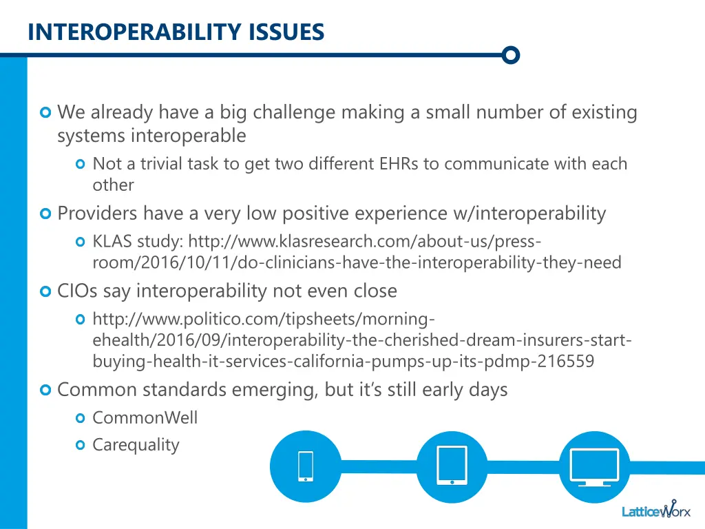 interoperability issues