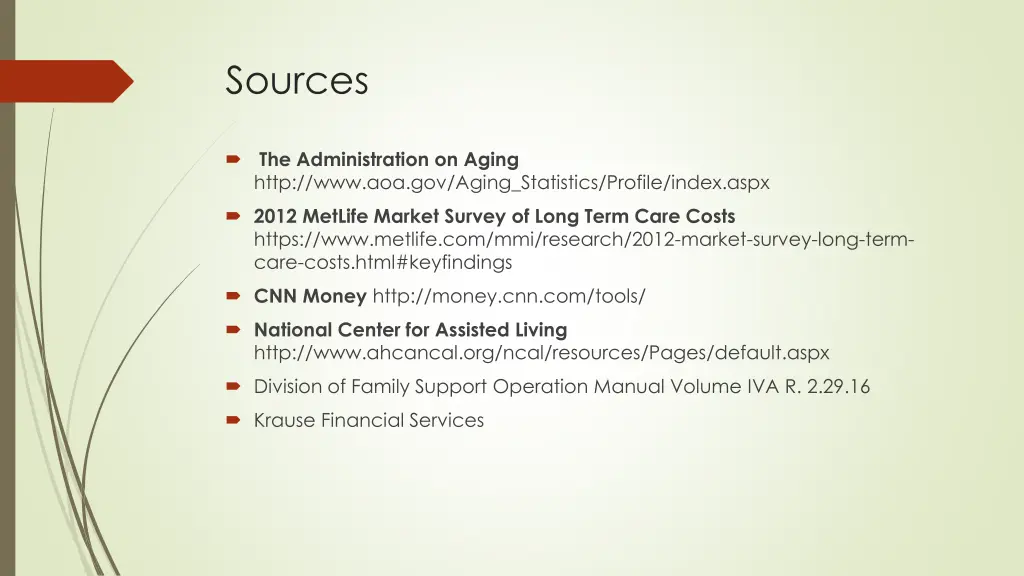 sources